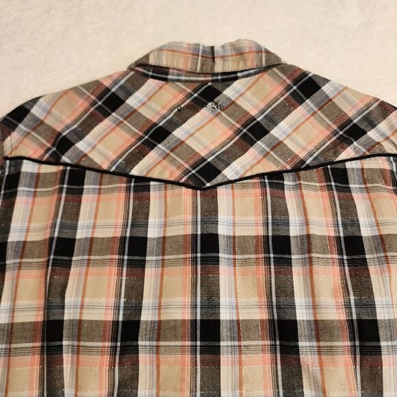 Cowgirl Up Womens Western Snap Front Shirt Size XXL - Picture 3 of 10